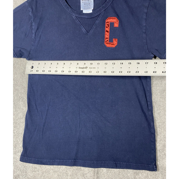 Champion Shirt Womens Medium Navy Red Reverse Weave Short Sleeve - Picture 2 of 9